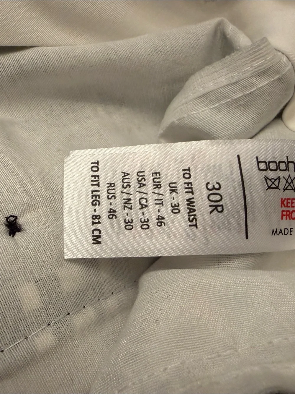 Boohoo tailored plaid